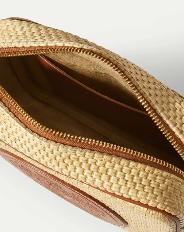 Raffia Click Crossbody Beigeandhazelwood Women Veronica Beard Handbags Raffia Click Crossbody Beigeandhazelwood Women Veronica Beard Handbags