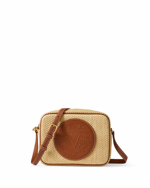 Raffia Click Crossbody Beigeandhazelwood Women Veronica Beard Handbags Raffia Click Crossbody Beigeandhazelwood Women Veronica Beard Handbags