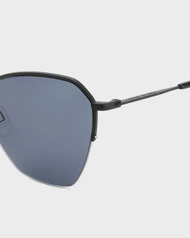 rag and bone Avery Matte Black Women Sunglasses
