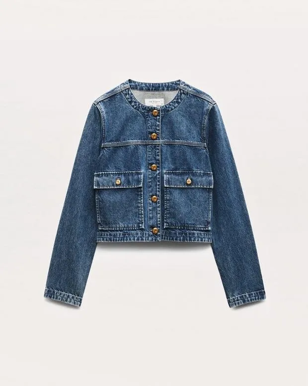 rag and bone Drew Denim Jacket Adeline Women Blazers and Vests
