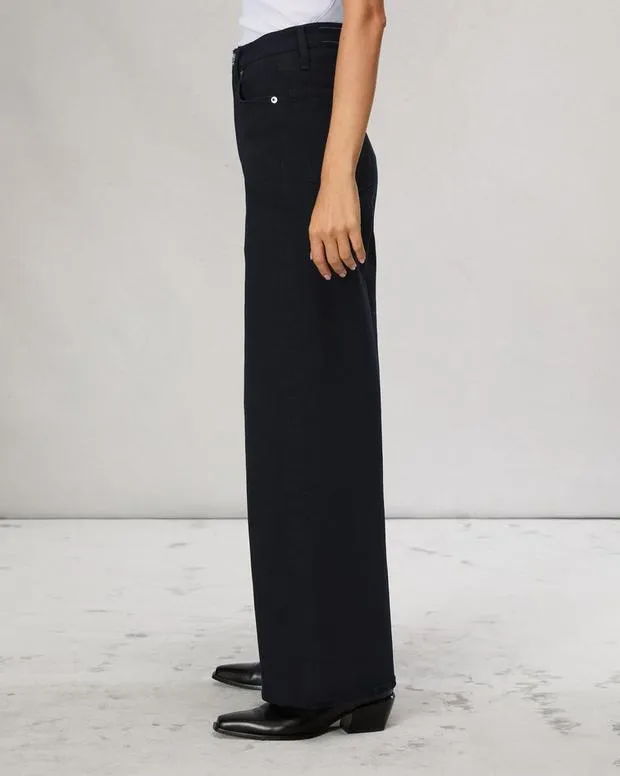 rag and bone FlexiWideLeg and BarrelJeans Women Flexi Sofie Ankle WideLeg Jean Black