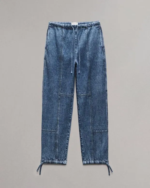 rag and bone Miramar Fleece Jordan Pant Topaz Women MiramarStraight and SlimPantsJeans