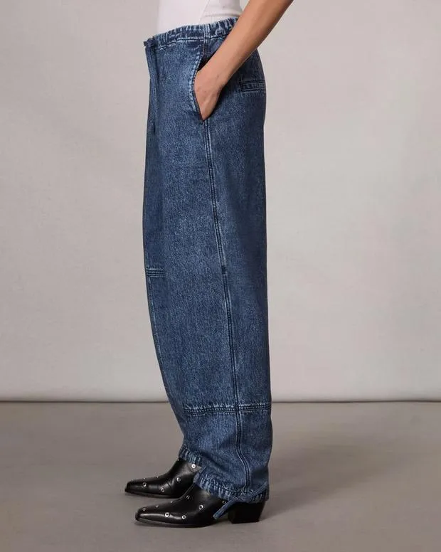 rag and bone Miramar Fleece Jordan Pant Topaz Women MiramarStraight and SlimPantsJeans