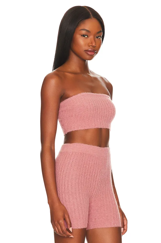 Reign Cropped Tube Top Mauve Women Lovers and Friends Tops Reign Cropped Tube Top Mauve Women Lovers and Friends Tops