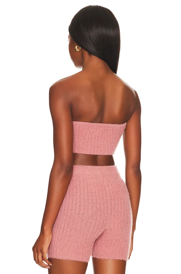 Reign Cropped Tube Top Mauve Women Lovers and Friends Tops Reign Cropped Tube Top Mauve Women Lovers and Friends Tops