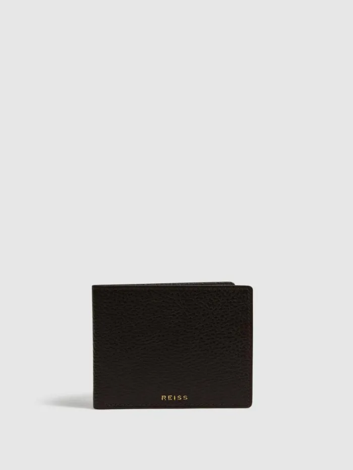 REISS Bags Men Leather Wallet Chocolate