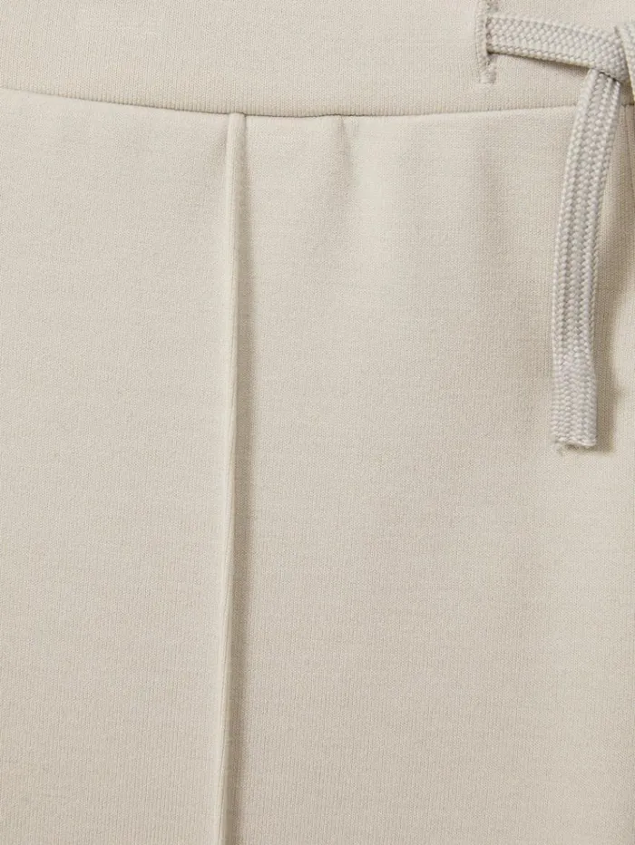 REISS CoOrds Children Interlock Jersey Drawstring Joggers Cement