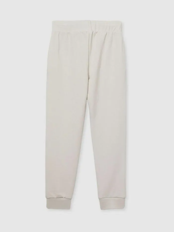 REISS CoOrds Children Relaxed Drawstring Joggers Taupe
