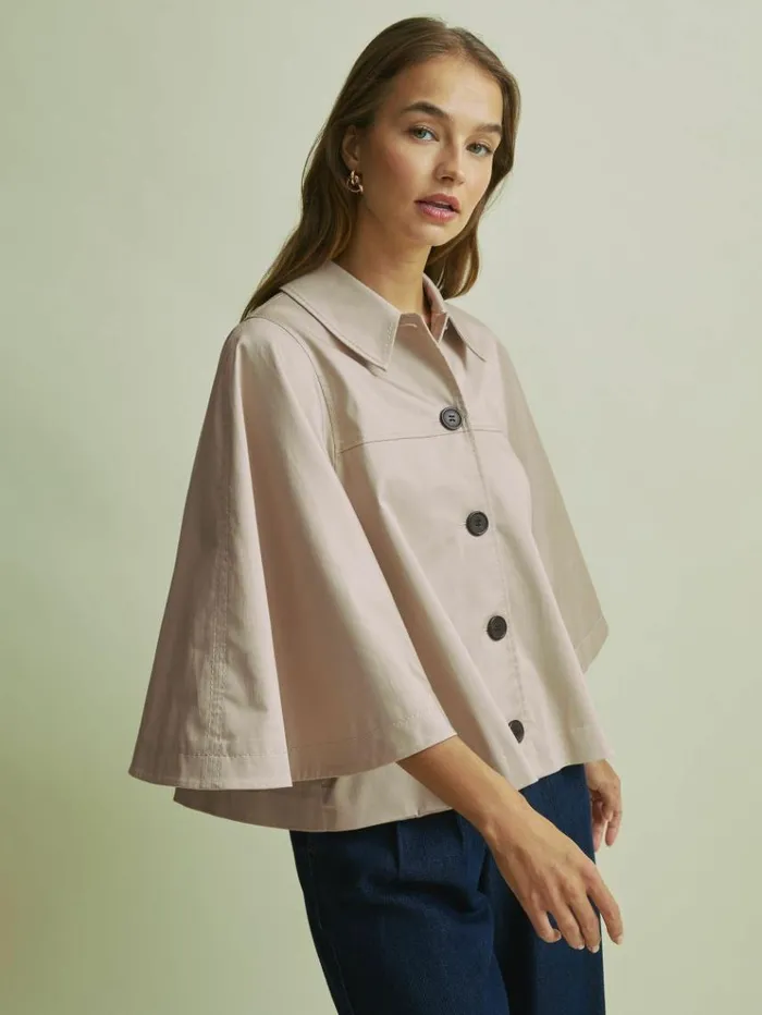REISS Coats and Jackets Women Florere Swing Coat Beige