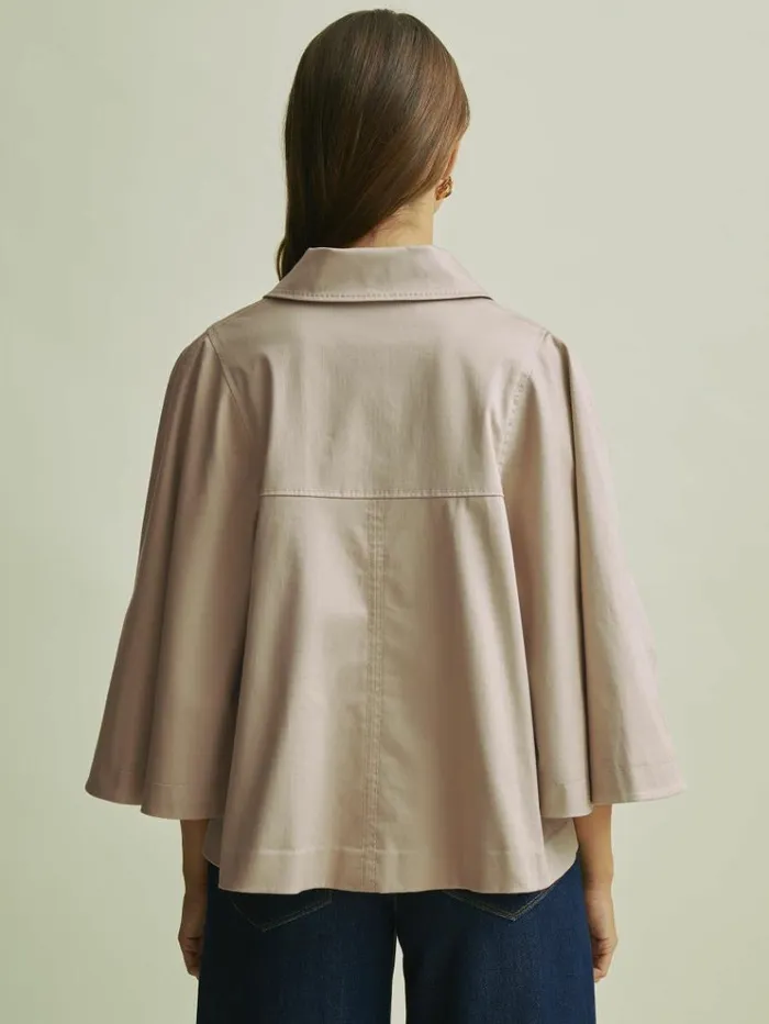 REISS Coats and Jackets Women Florere Swing Coat Beige