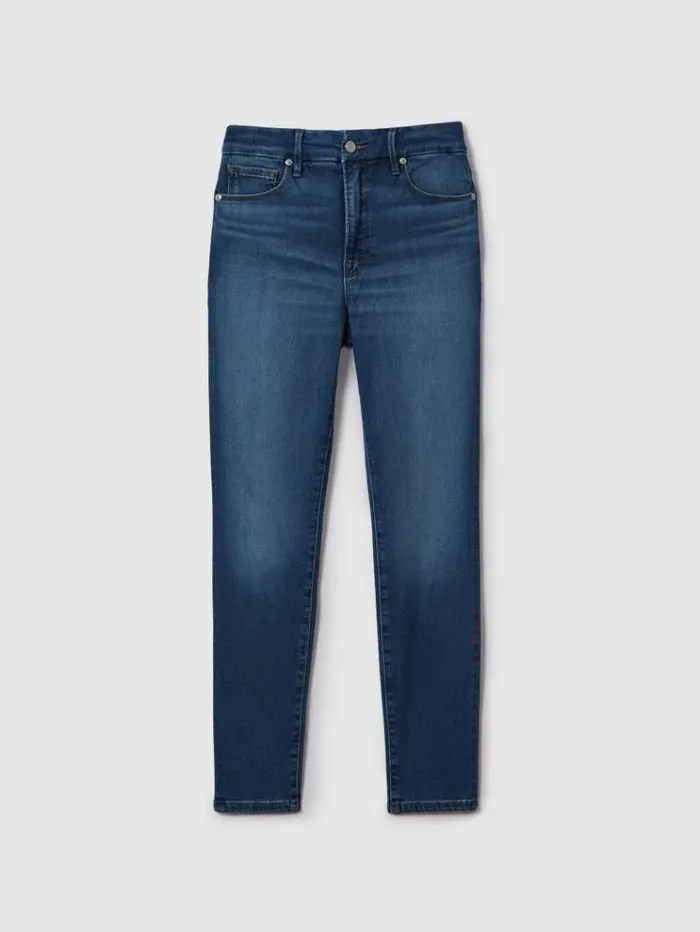 REISS Denim Women Good American Ultra High Skinny Jeans Blue
