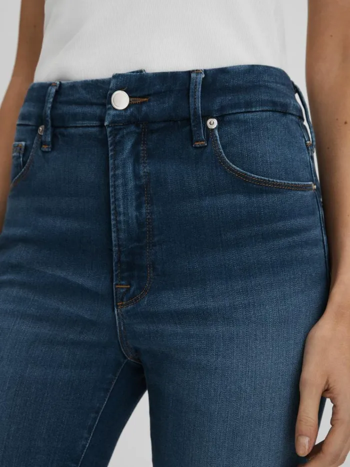 REISS Denim Women Good American Ultra High Skinny Jeans Blue