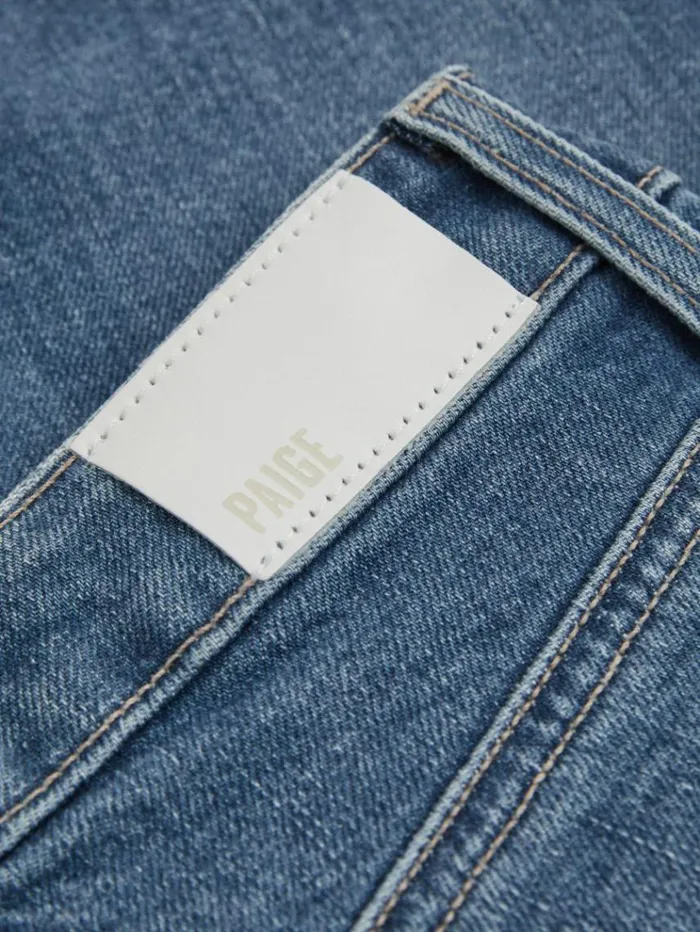 REISS Denim Women Paige Straight Leg Cropped Jeans Familia Blue