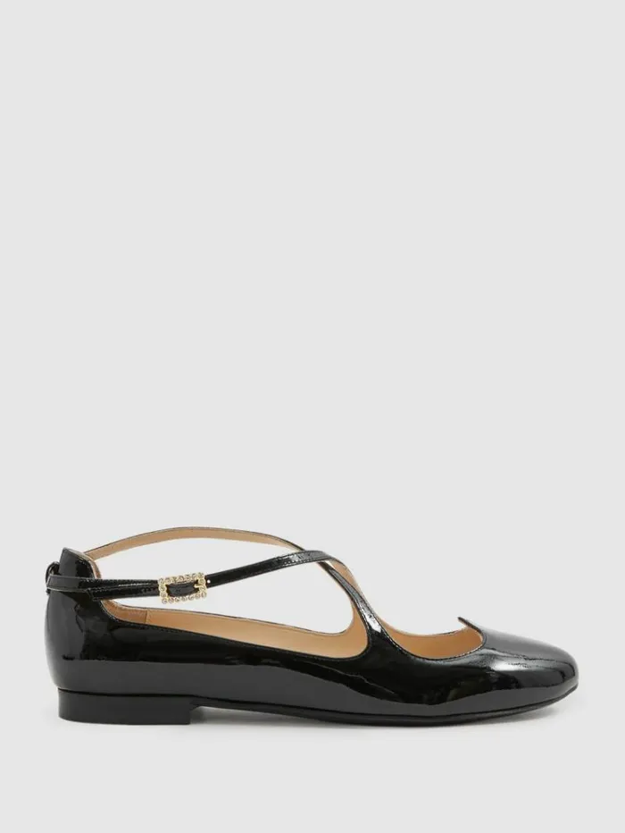 REISS Flats Women Camilla Elphick Lover Flats Black