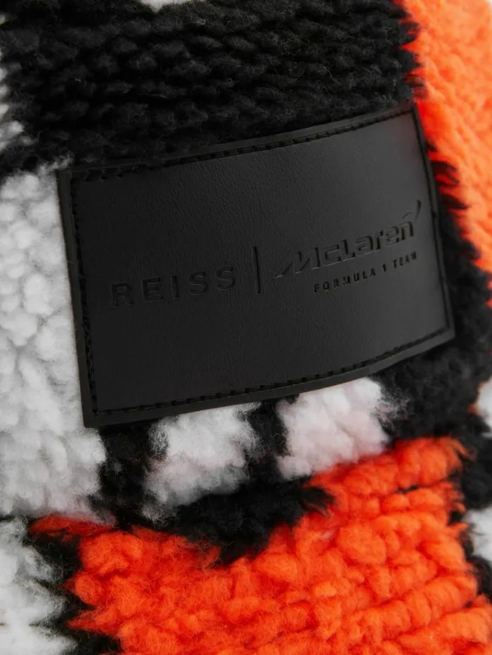 REISS Hats Gloves and Scarves Men McLaren F1 Fleece Bucket Hat Blackpapaya