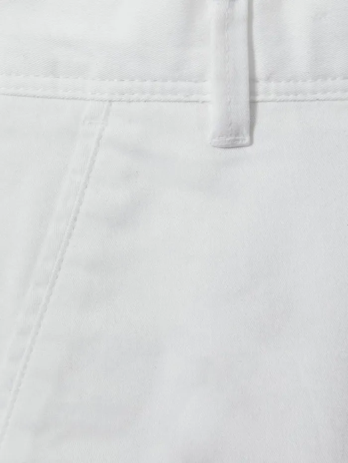 REISS Pants Children Slim Fit Casual Chinos White
