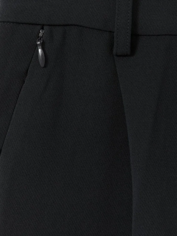 REISS Pants Women Good American High Rise Pleat Front Trousers Navy