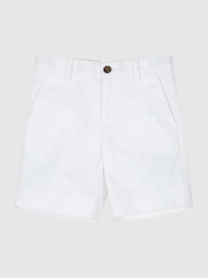 REISS Shorts Children Casual Chino Shorts White