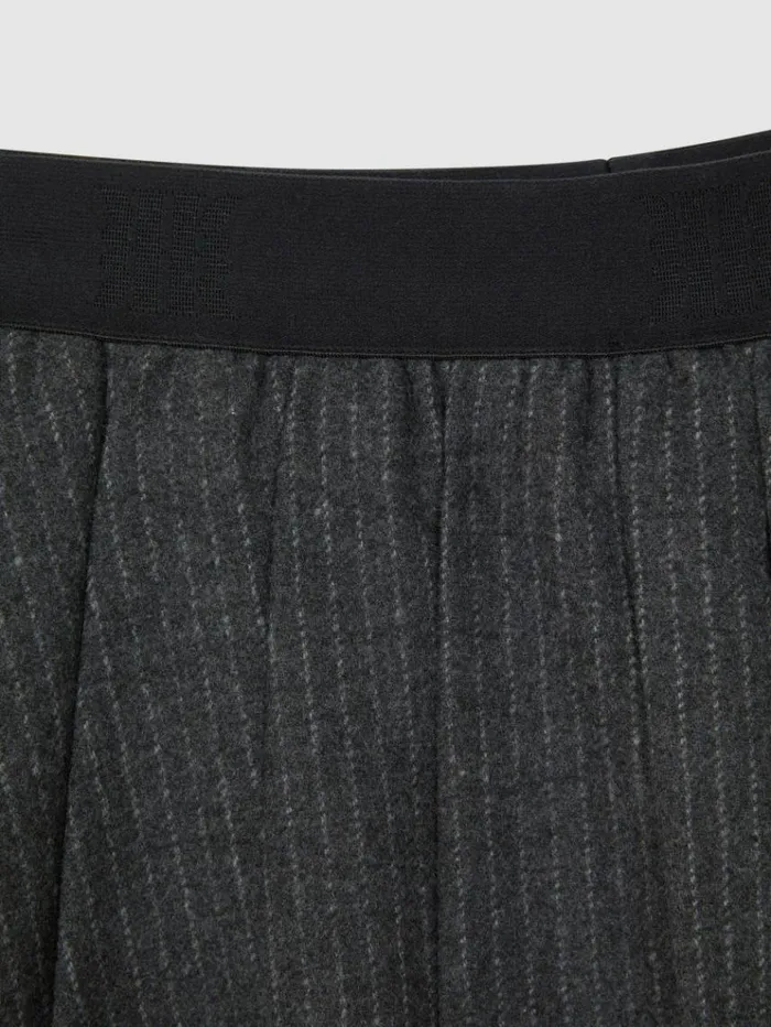 REISS Skirts and Shorts Children Wool Blend Striped Pleated Skirt Dark Grey