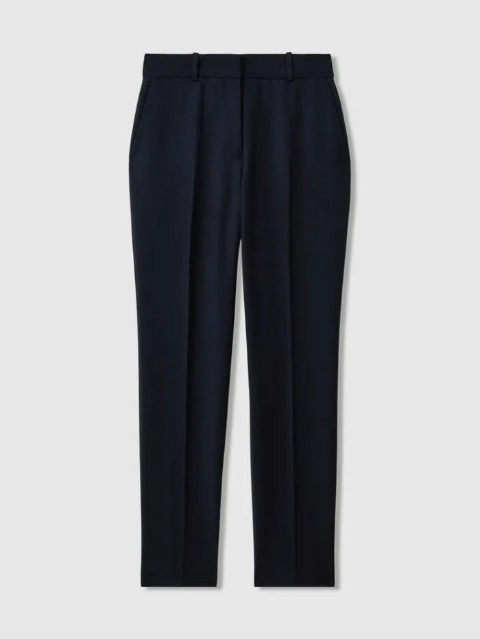 REISS Suits and Tailoring Women Slim Fit Suit Trousers Navy