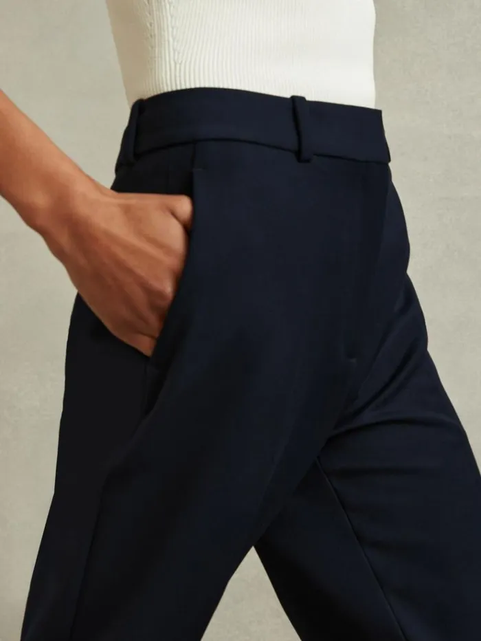 REISS Suits and Tailoring Women Slim Fit Suit Trousers Navy