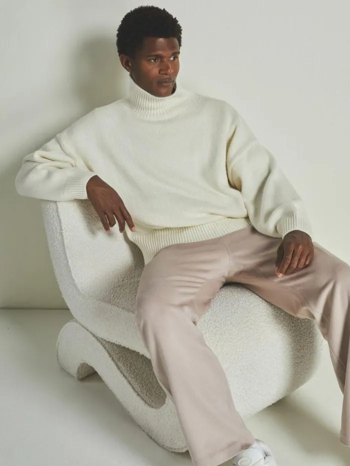 REISS Sweaters WomenMen Reiss Les 100 Ciels Wool And Cashmere Jumper Cream