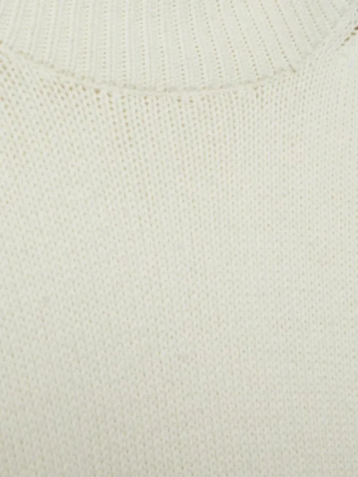 REISS Sweaters WomenMen Reiss Les 100 Ciels Wool And Cashmere Jumper Cream