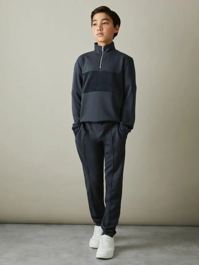 REISS Sweats and Hoodies Children Relaxed Drawstring Joggers Navy