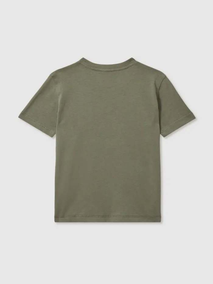 REISS TShirts Children Crew Neck TShirt Lichen Green