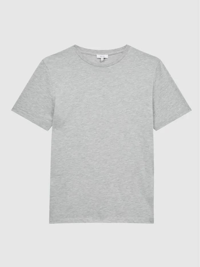 REISS TShirts Men Crew Neck TShirt Grey Marl