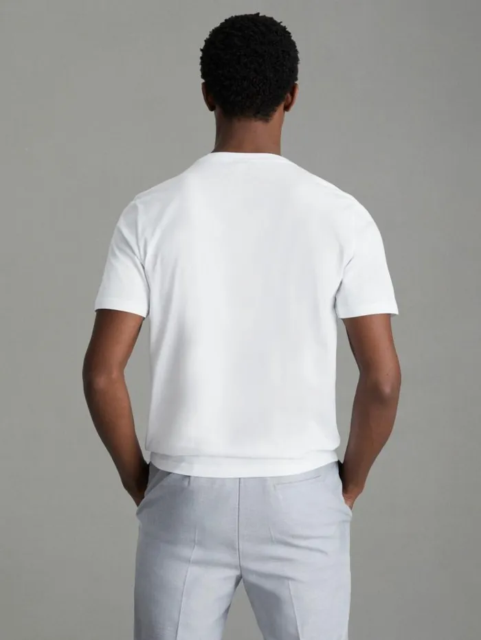 REISS TShirts Men Crew Neck TShirts 3 Pack White