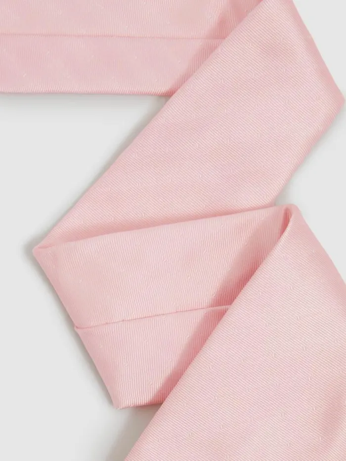 REISS Ties and Pocket Squares Men Polka Dot Silk Tie Light Pink REISS Ties and Pocket Squares Men Polka Dot Silk Tie Light Pink