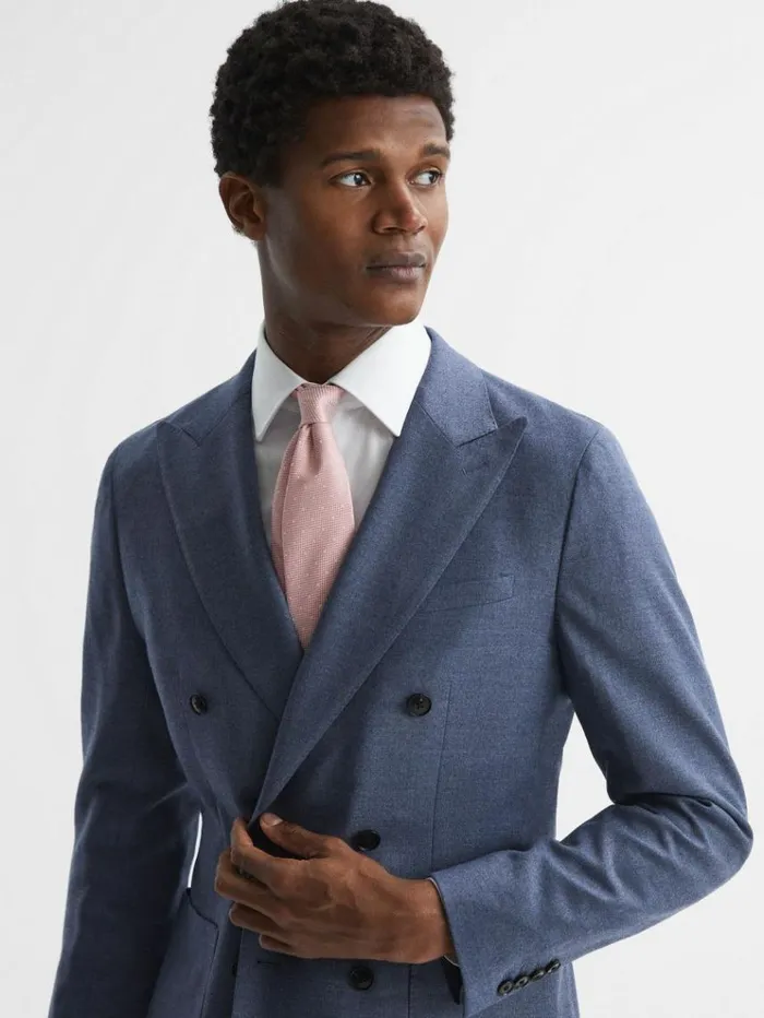 REISS Ties and Pocket Squares Men Polka Dot Tie Soft Pink