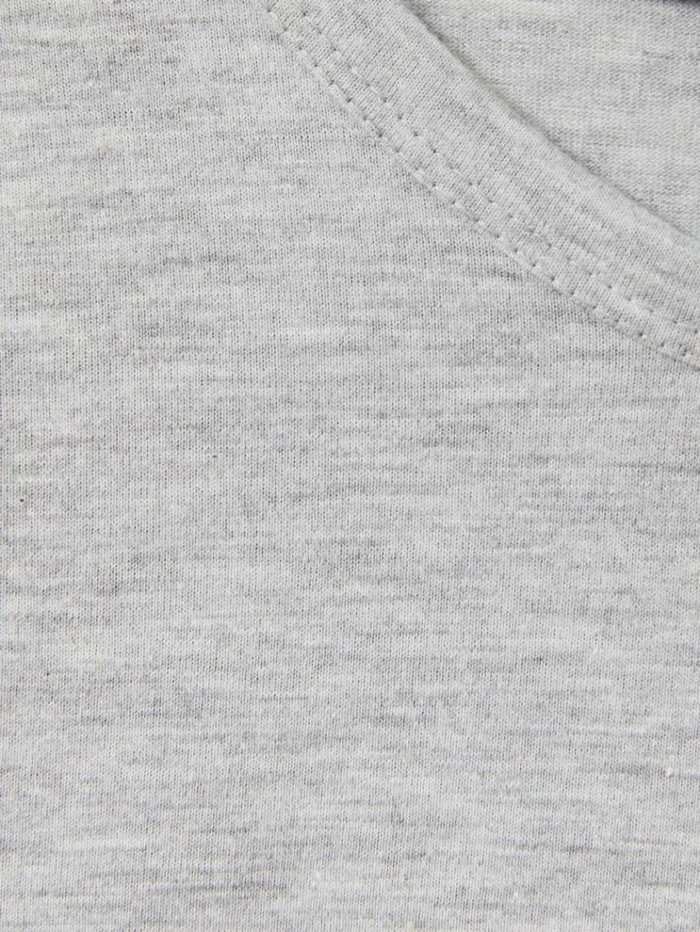 REISS Tops and TShirts Children CottonBlend VNeck TShirt Grey Marl