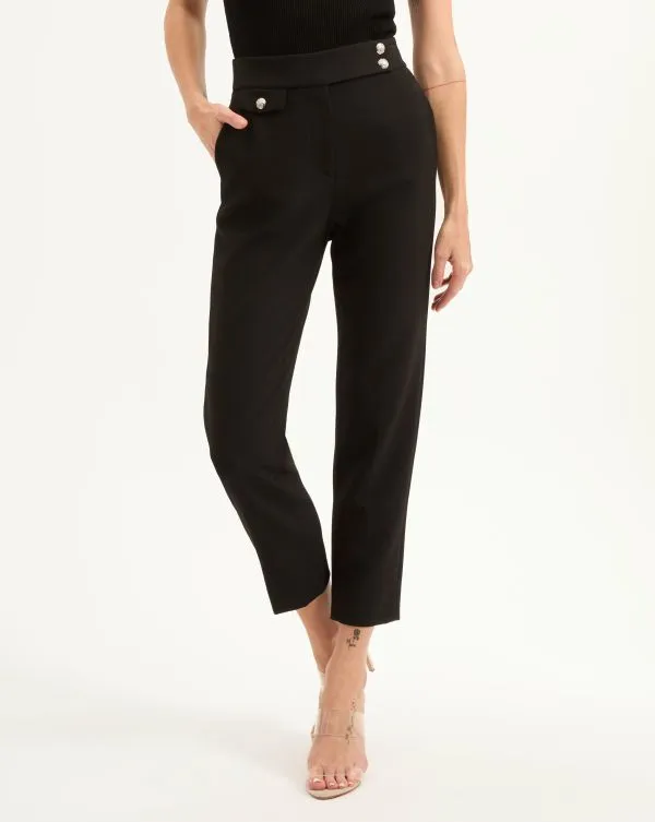 Renzo Pant Blackandsilver Women Veronica Beard Pants Renzo Pant Blackandsilver Women Veronica Beard Pants