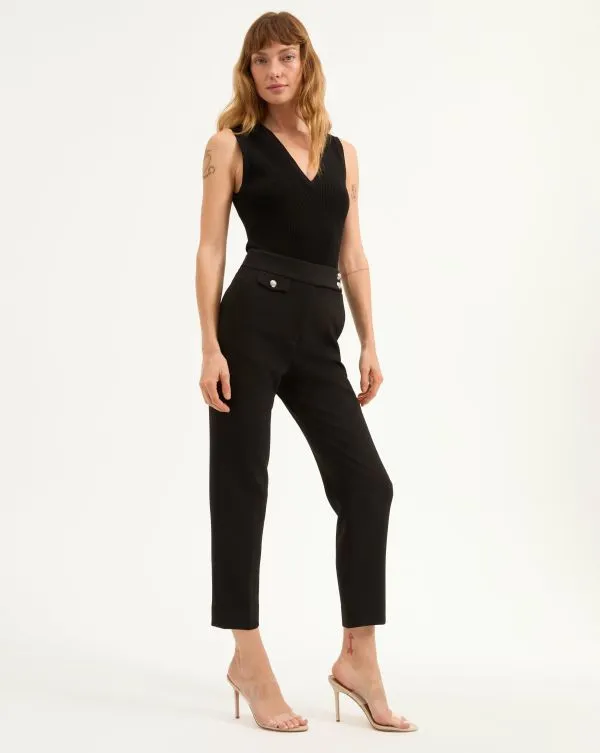 Renzo Pant Blackandsilver Women Veronica Beard Pants Renzo Pant Blackandsilver Women Veronica Beard Pants