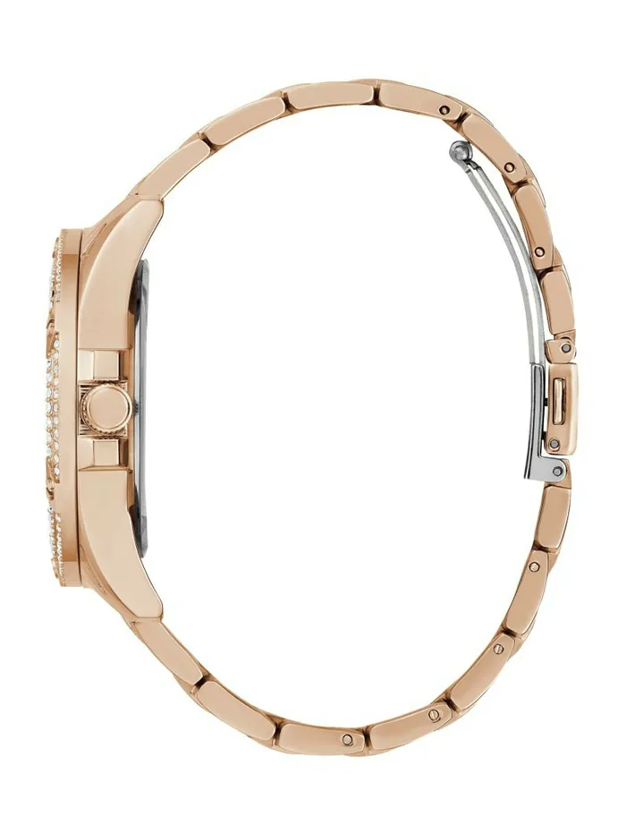 Rose GoldTone Rhinestone CutThrough Watch Rose Gold Women Watches GUESS Rose GoldTone Rhinestone CutThrough Watch Rose Gold Women Watches GUESS