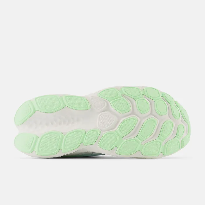 Running New Balance Women Fresh Foam X More v4 Blue with Green Aura and White Running New Balance Women Fresh Foam X More v4 Blue with Green Aura and White