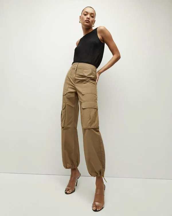 Sabrina Crepe Tank Black Women Veronica Beard Tops