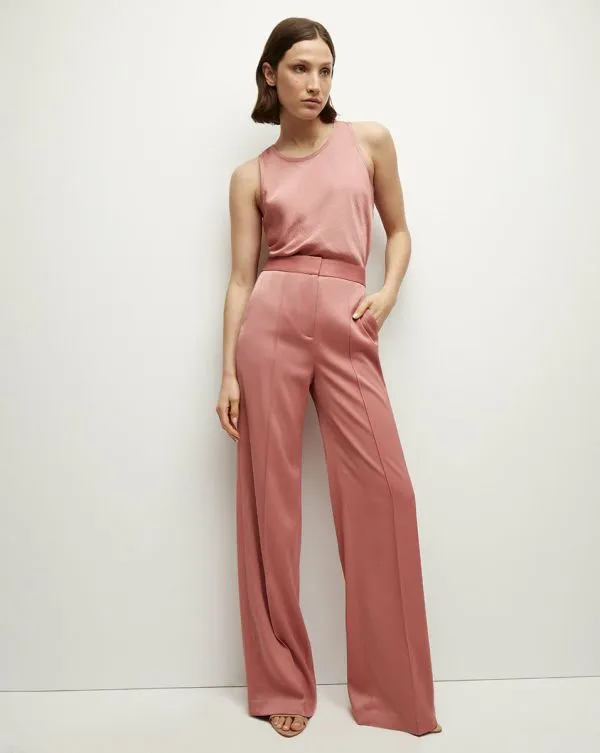 Sabrina Crepe Tank Rose Women Veronica Beard Tops Sabrina Crepe Tank Rose Women Veronica Beard Tops