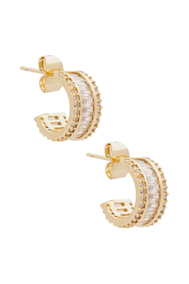 Sallie Earrings Clear Women Lovers and Friends Jewelry