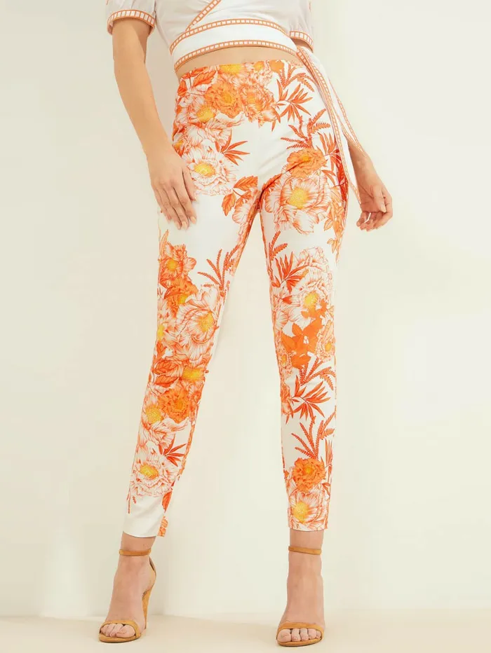 San Lucas Elle Capri Pant San Lucas Floral Bottoms GUESS Women
