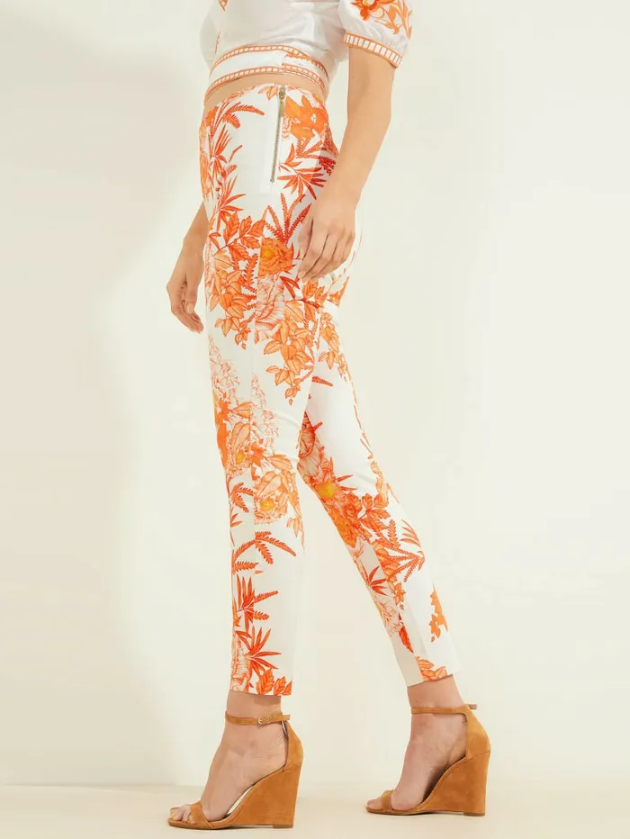 San Lucas Elle Capri Pant San Lucas Floral Bottoms GUESS Women