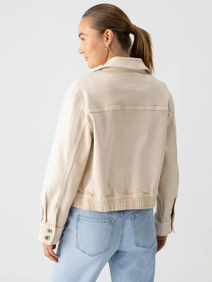 Sanctuary Clothing Denim Women Cargo Denim Jacket Toasted Almond Sanctuary Clothing Denim Women Cargo Denim Jacket Toasted Almond