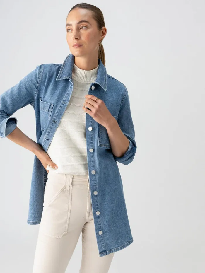 Sanctuary Clothing Dresses and Jumpsuits Women Denim Utility Shirt Dress Solar Flare Sanctuary Clothing Dresses and Jumpsuits Women Denim Utility Shirt Dress Solar Flare