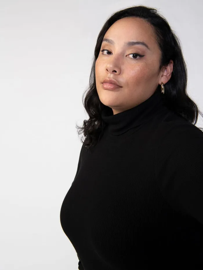 Sanctuary Clothing Inclusive Women Essential Turtleneck Top Black Inclusive Collection