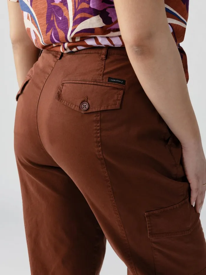 Sanctuary Clothing Inclusive Women Rebel Standard Rise Pant Rich Clay Inclusive Collection