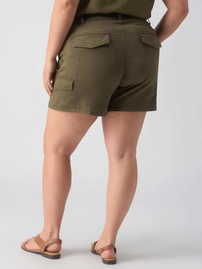 Sanctuary Clothing Inclusive Women Rebel Standard Rise Short Hiker Green Inclusive Collection
