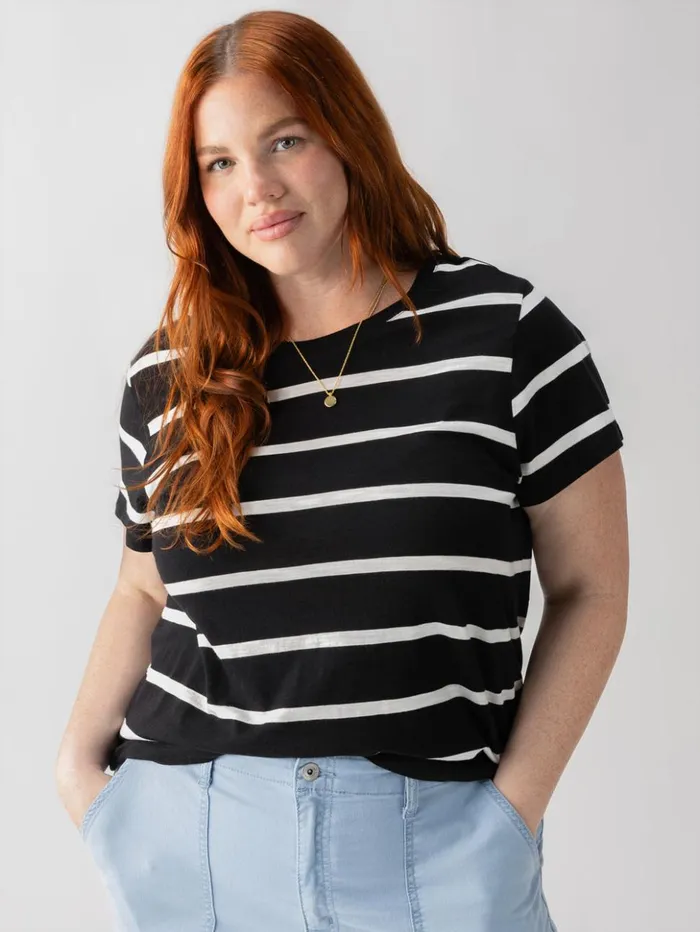 Sanctuary Clothing Inclusive Women The Perfect Tee Black Stripe Inclusive Collection Sanctuary Clothing Inclusive Women The Perfect Tee Black Stripe Inclusive Collection
