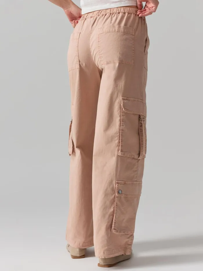 Sanctuary Clothing Pants Women Cargo Parachute High Rise Pant Bare Nude Sanctuary Clothing Pants Women Cargo Parachute High Rise Pant Bare Nude